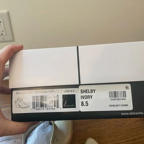 Dolce Vita Shelby Ivory Western Rodeo Bohemian Ankle Booties New in Box - Picture 11 of 13